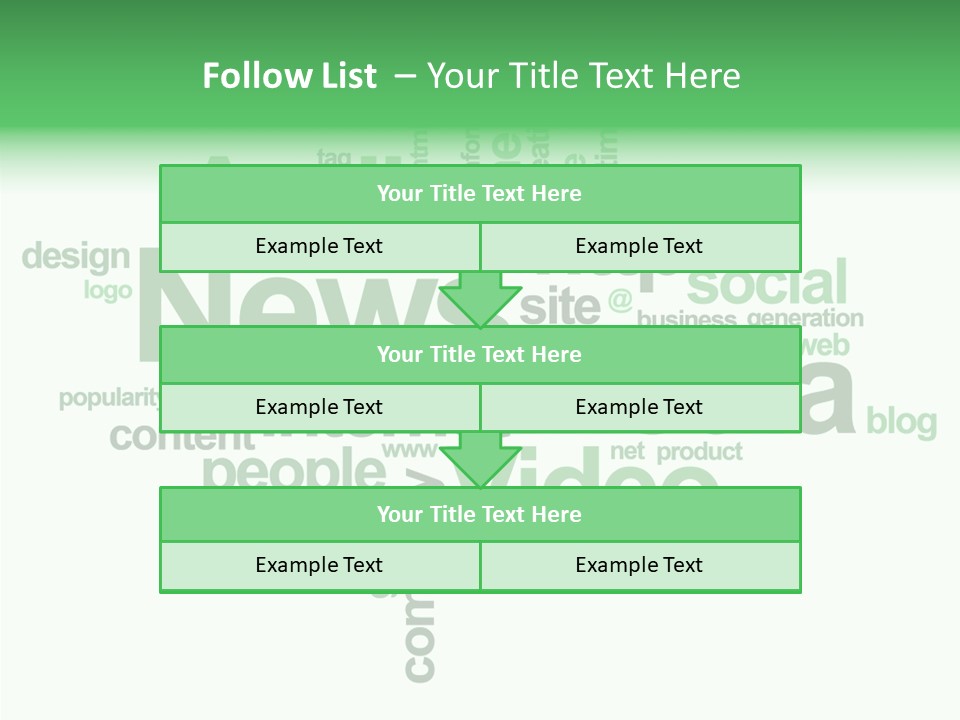 Aging Closeup Grandmother PowerPoint Template
