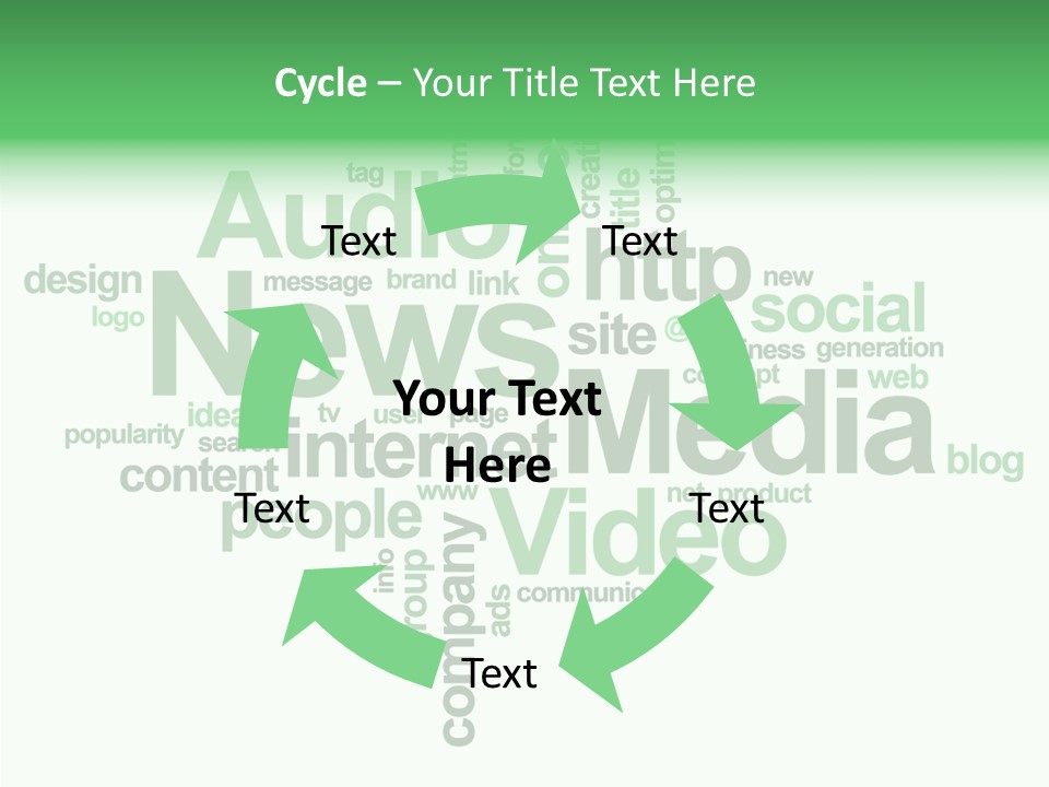 Aging Closeup Grandmother PowerPoint Template