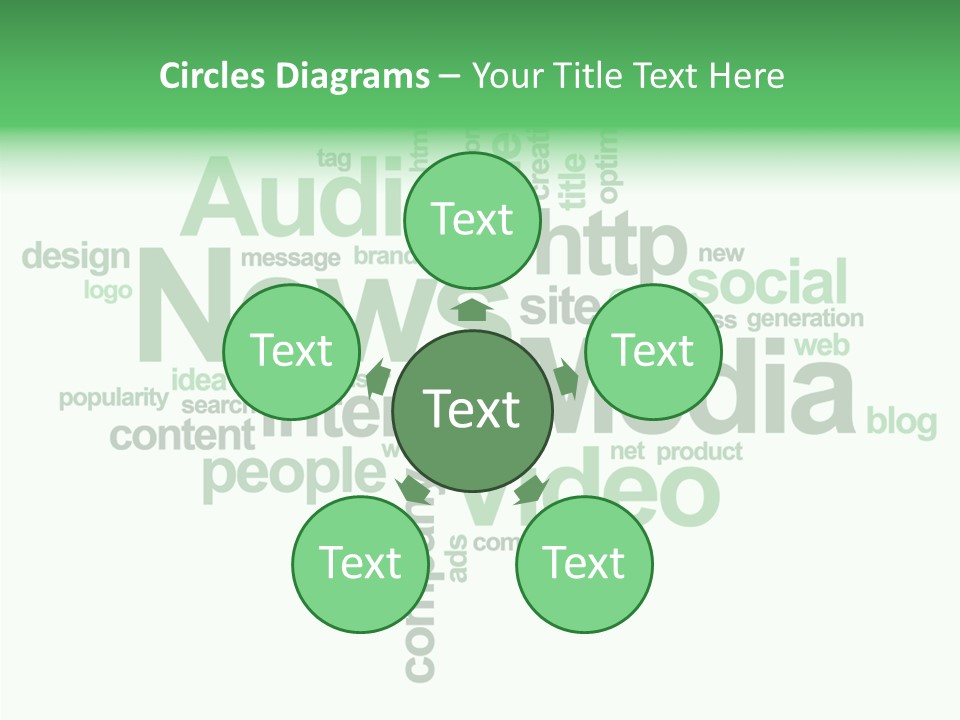 Aging Closeup Grandmother PowerPoint Template