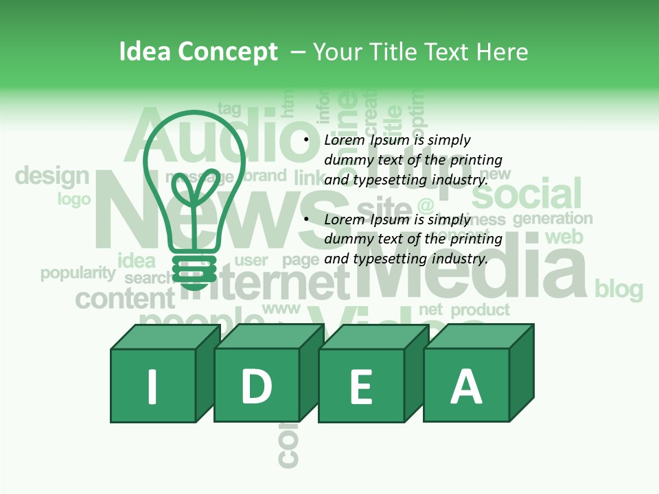 Aging Closeup Grandmother PowerPoint Template