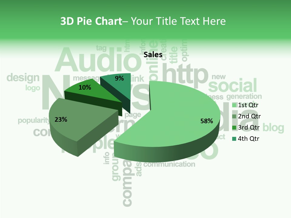 Aging Closeup Grandmother PowerPoint Template