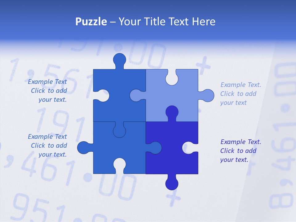 Assistance White Background Close Up PowerPoint Template