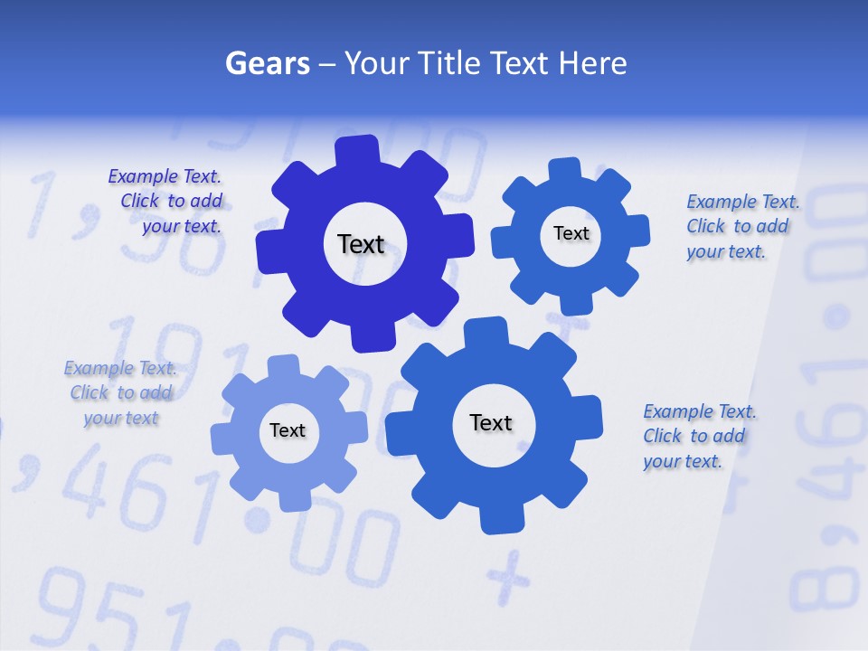 Assistance White Background Close Up PowerPoint Template