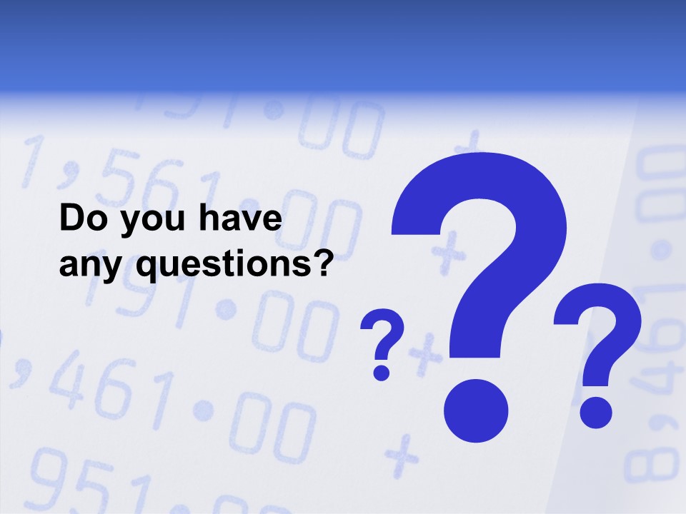 Assistance White Background Close Up PowerPoint Template