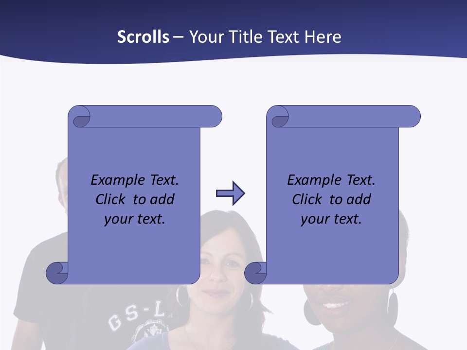 Touching Background Two PowerPoint Template