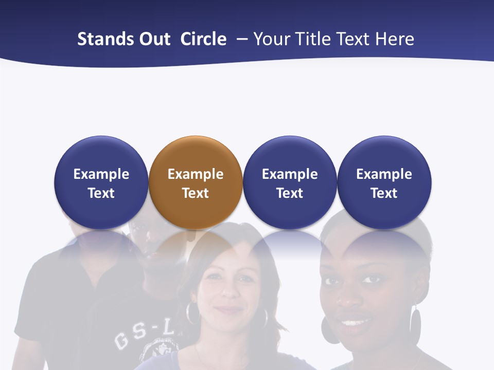 Touching Background Two PowerPoint Template