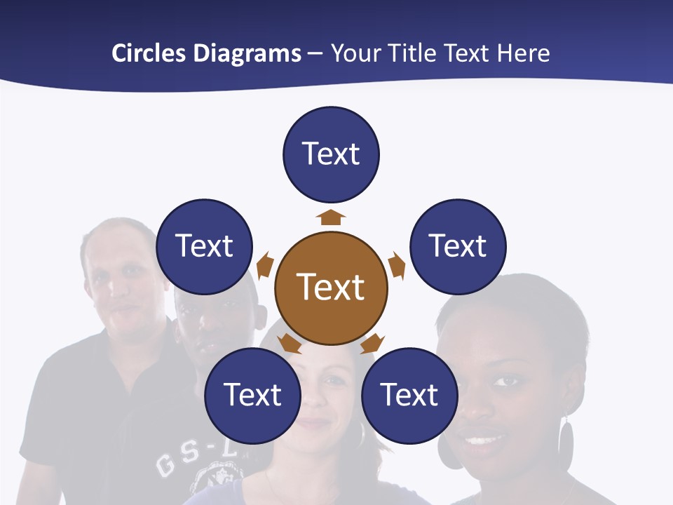 Touching Background Two PowerPoint Template