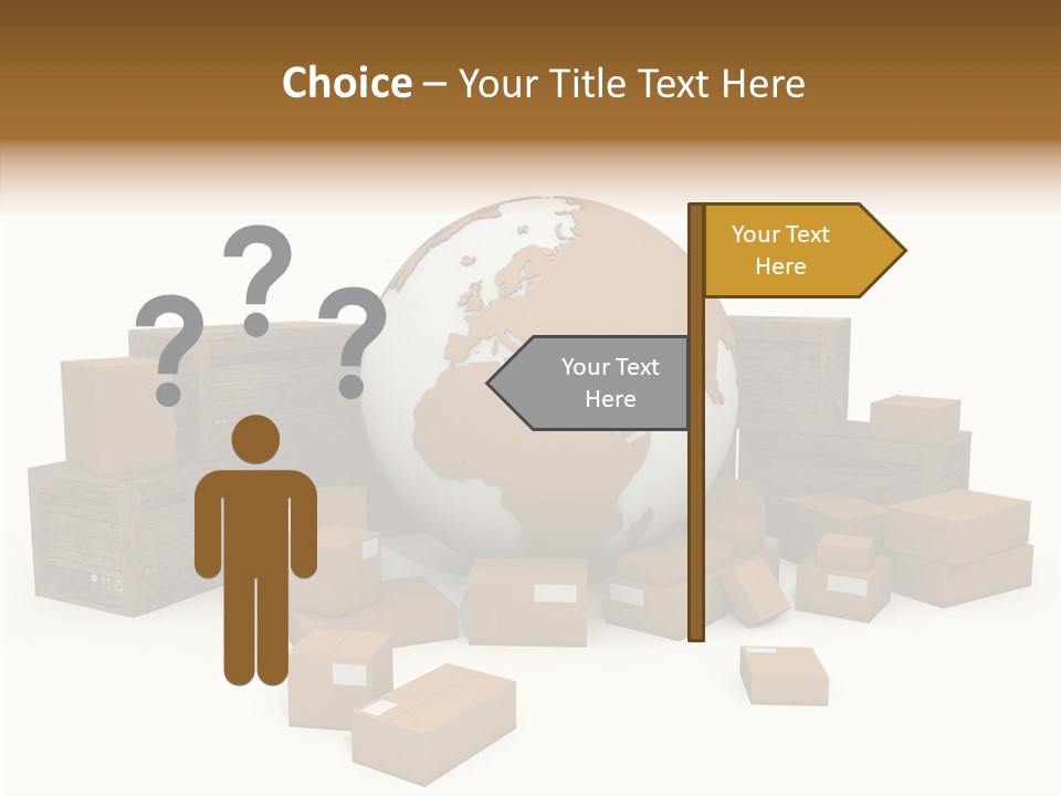 Closeup Finger White Background PowerPoint Template