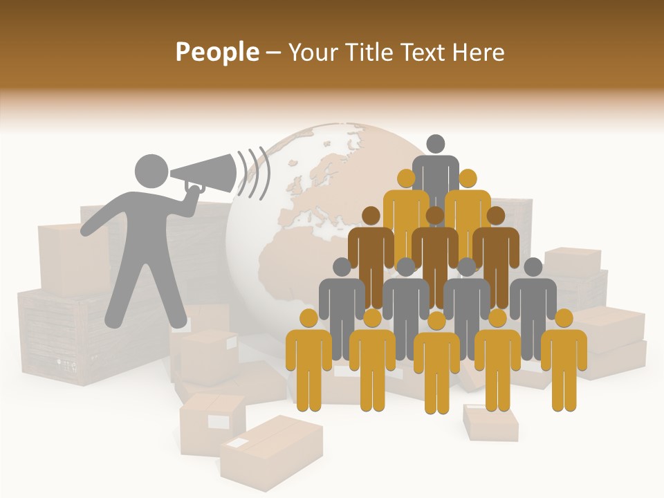 Closeup Finger White Background PowerPoint Template