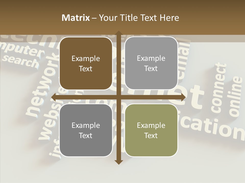 Helping Hand Touching Aging PowerPoint Template