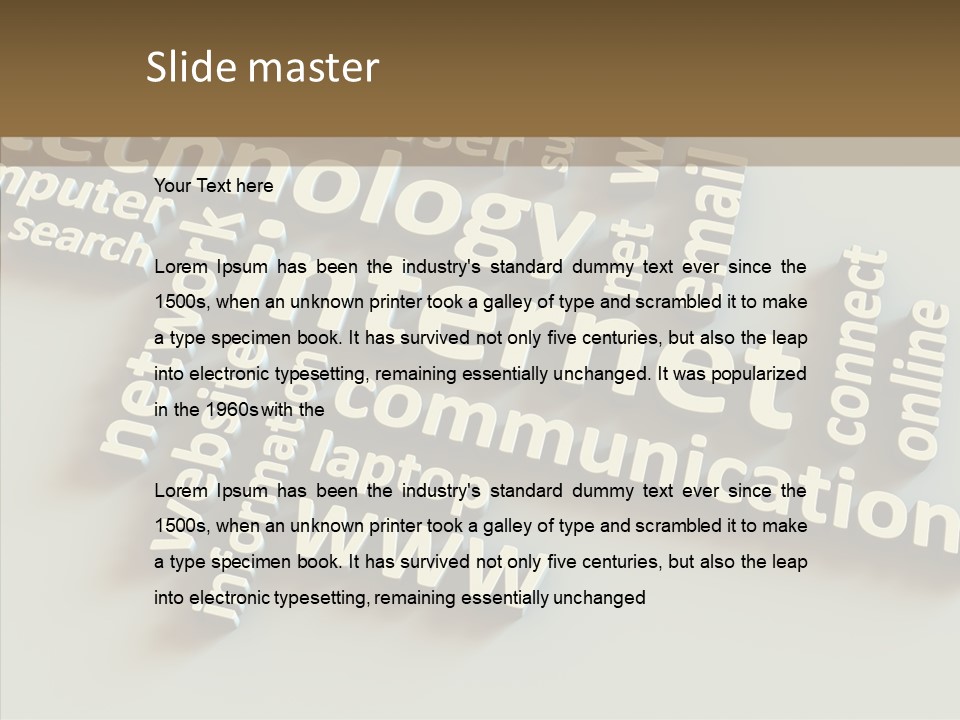 Helping Hand Touching Aging PowerPoint Template