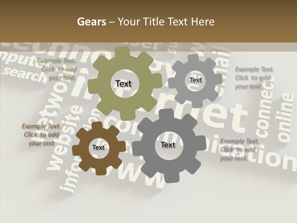 Helping Hand Touching Aging PowerPoint Template