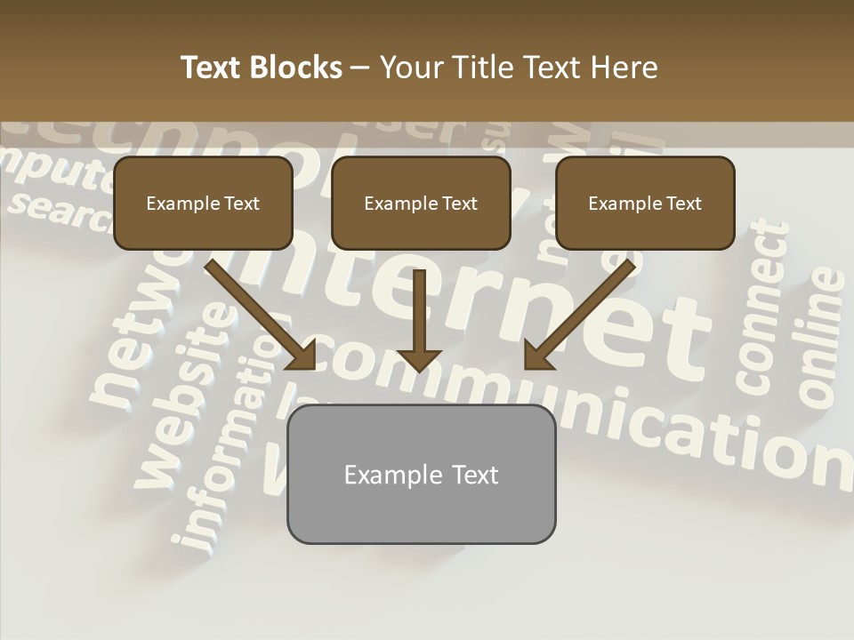 Helping Hand Touching Aging PowerPoint Template