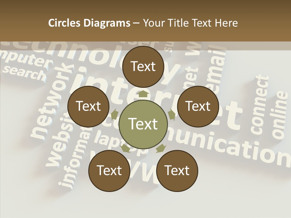 Helping Hand Touching Aging PowerPoint Template