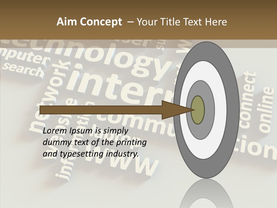 Helping Hand Touching Aging PowerPoint Template