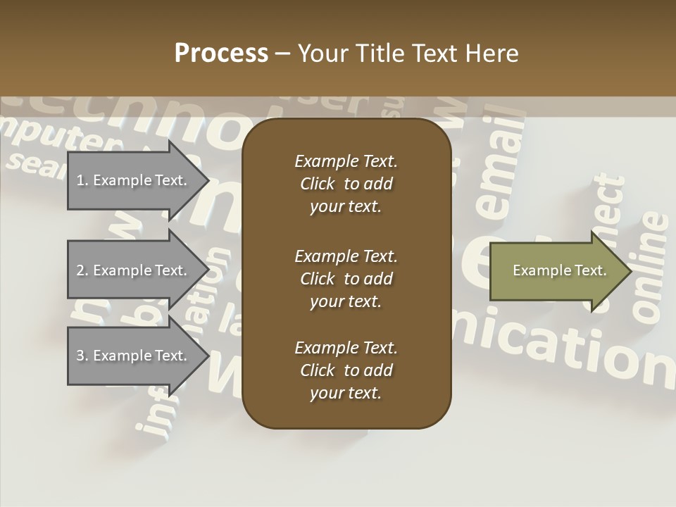 Helping Hand Touching Aging PowerPoint Template