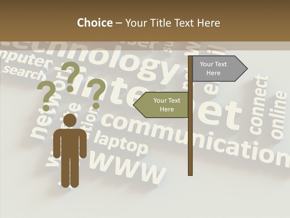 Helping Hand Touching Aging PowerPoint Template