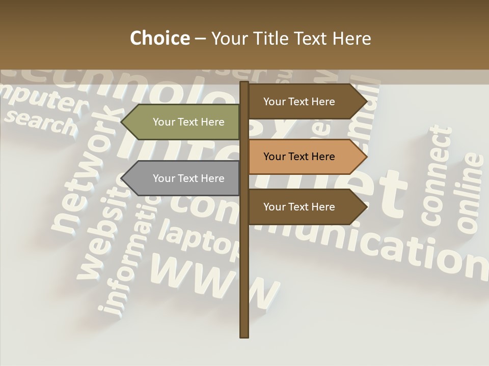 Helping Hand Touching Aging PowerPoint Template