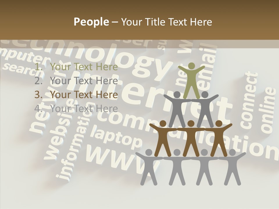 Helping Hand Touching Aging PowerPoint Template