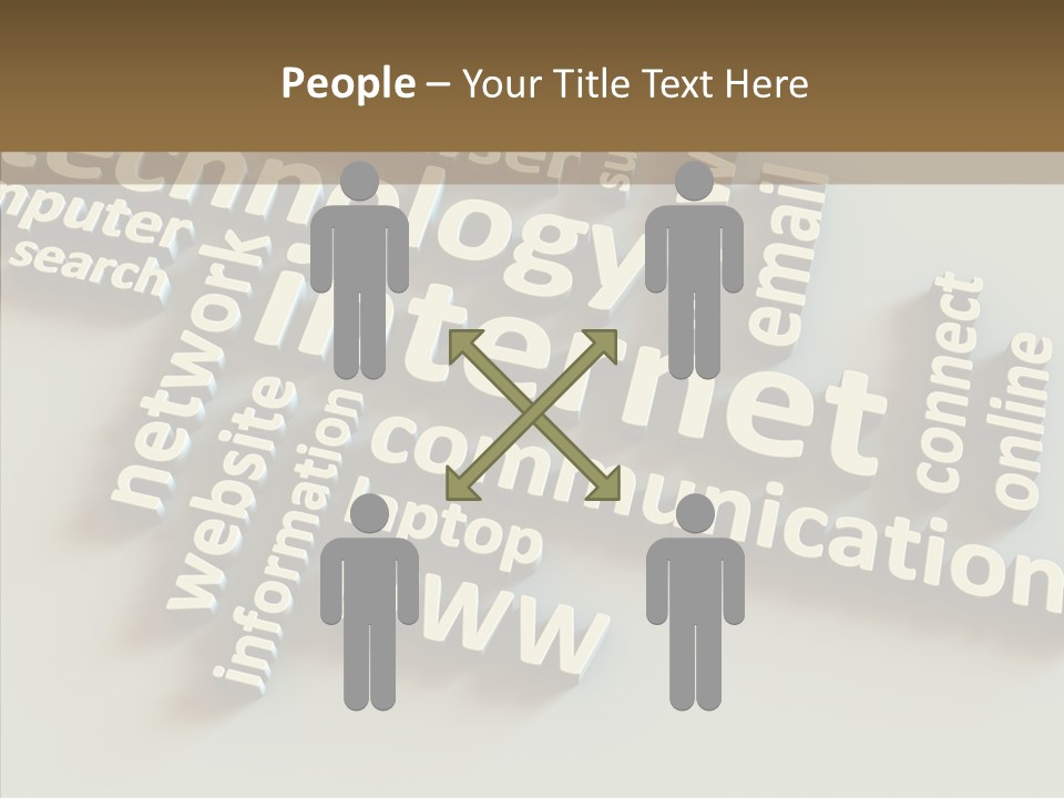 Helping Hand Touching Aging PowerPoint Template