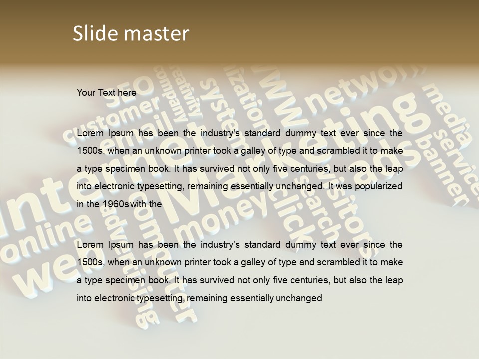 Togetherness Closeup Human PowerPoint Template