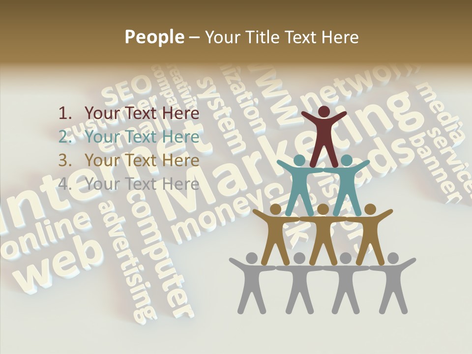 Togetherness Closeup Human PowerPoint Template