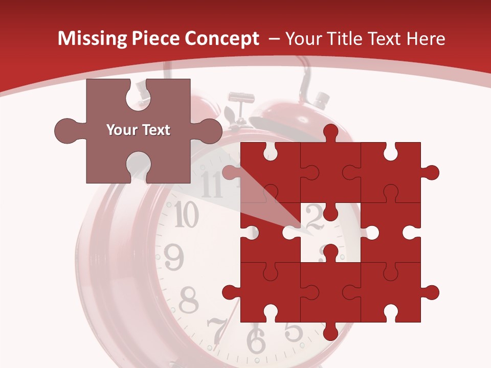 Elderly Finger White Background PowerPoint Template