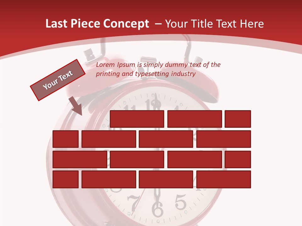 Elderly Finger White Background PowerPoint Template