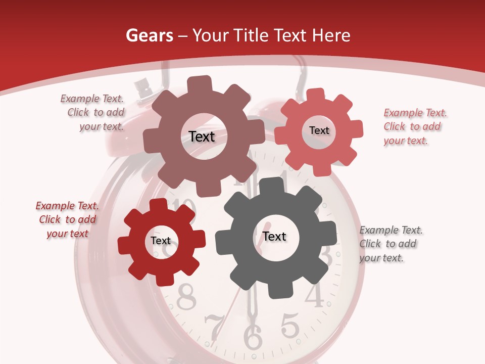 Elderly Finger White Background PowerPoint Template