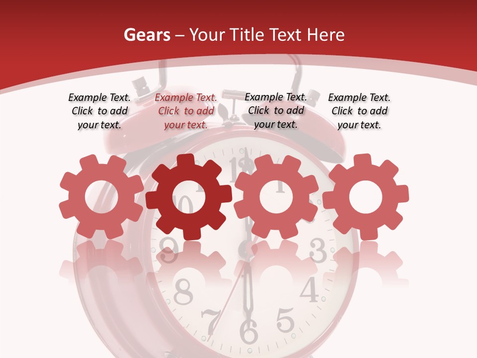 Elderly Finger White Background PowerPoint Template