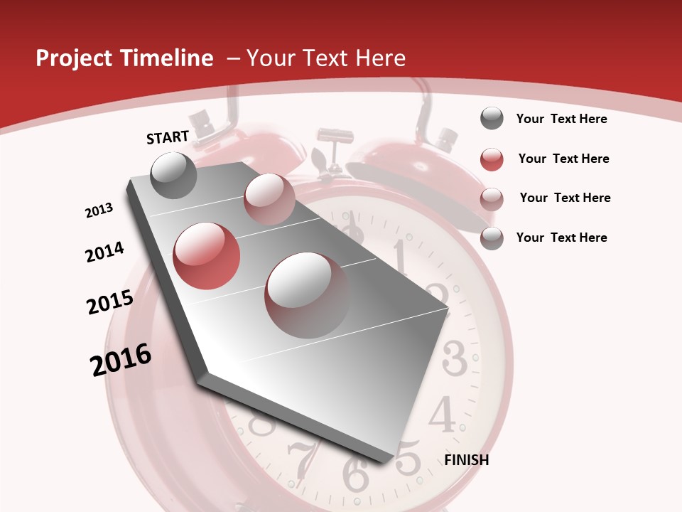 Elderly Finger White Background PowerPoint Template