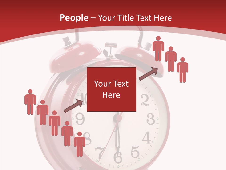 Elderly Finger White Background PowerPoint Template