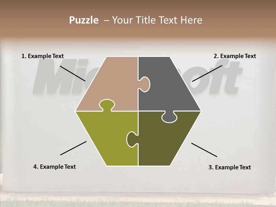 Finger Assist Two PowerPoint Template