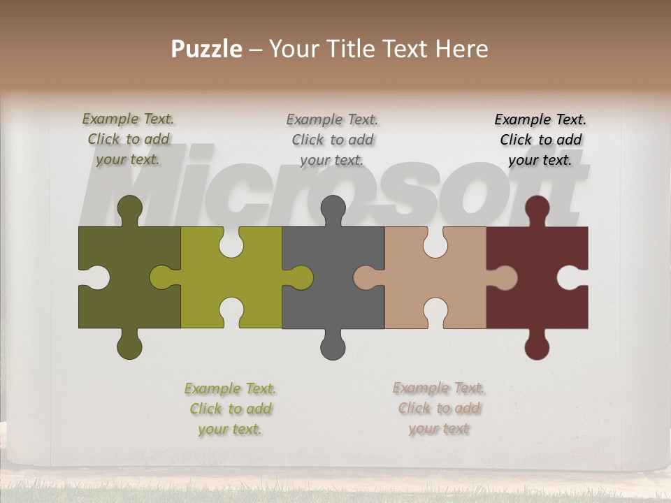 Finger Assist Two PowerPoint Template