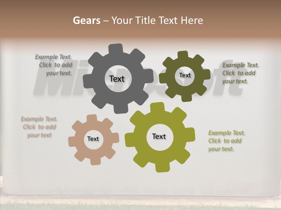 Finger Assist Two PowerPoint Template