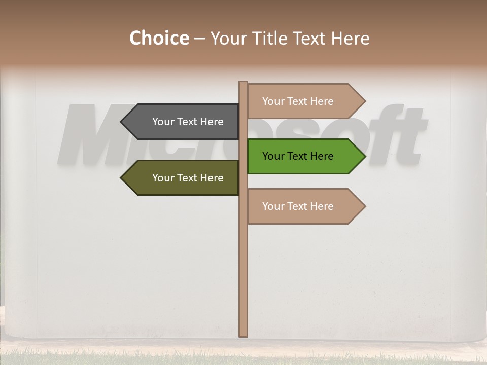 Finger Assist Two PowerPoint Template