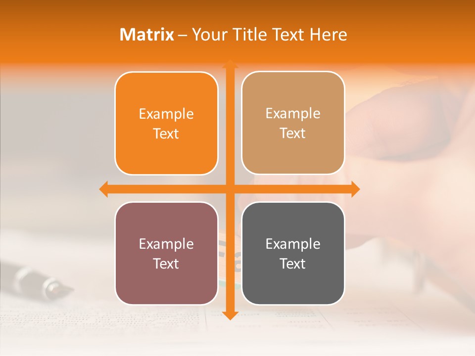 Young Caregiver Human PowerPoint Template