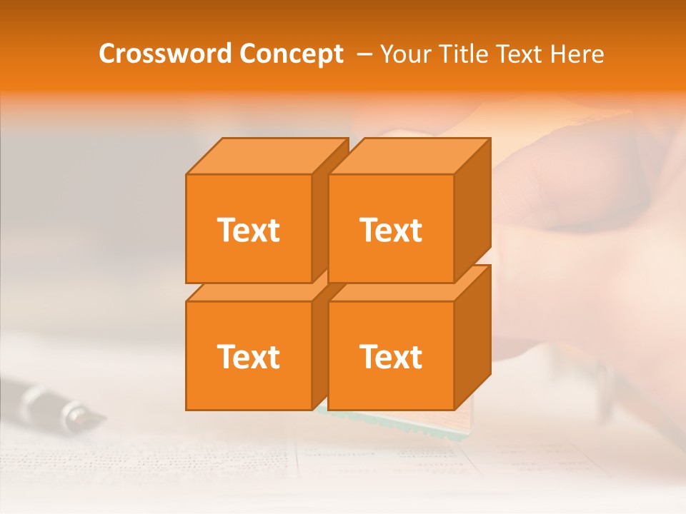 Young Caregiver Human PowerPoint Template