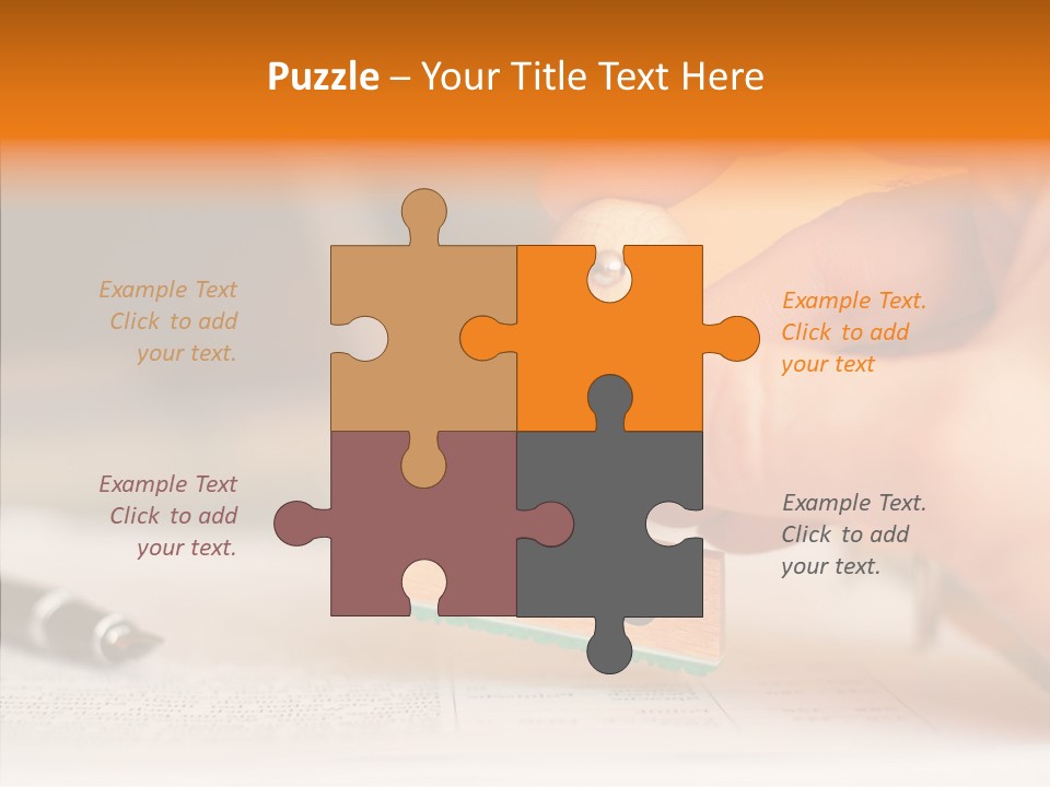 Young Caregiver Human PowerPoint Template