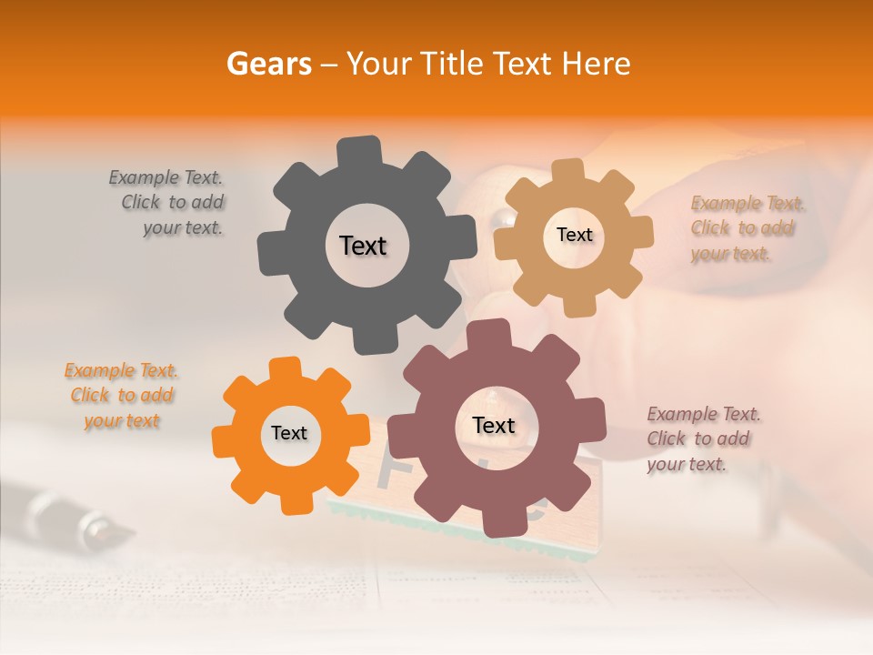 Young Caregiver Human PowerPoint Template