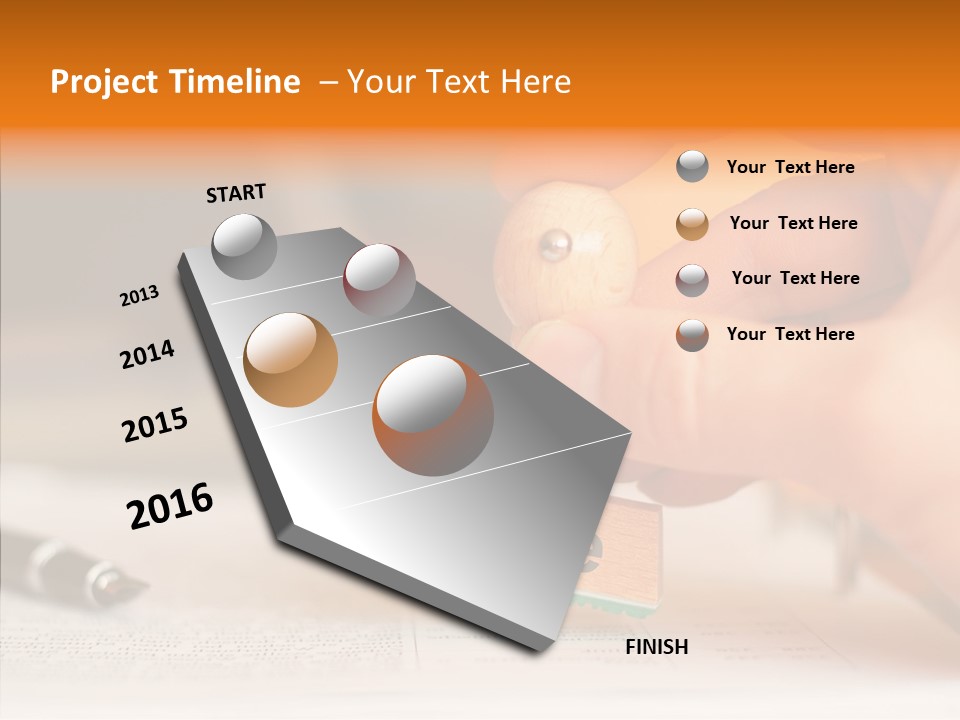 Young Caregiver Human PowerPoint Template