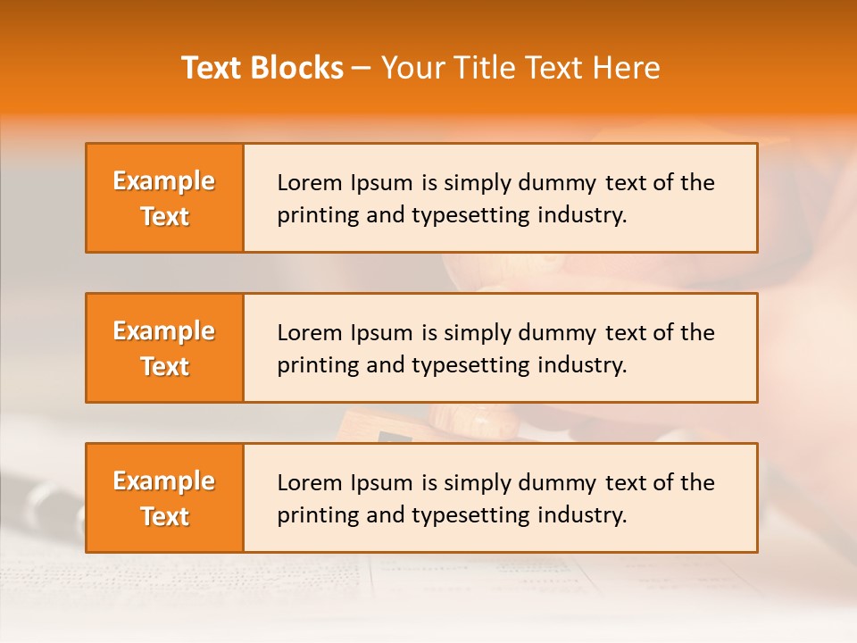 Young Caregiver Human PowerPoint Template