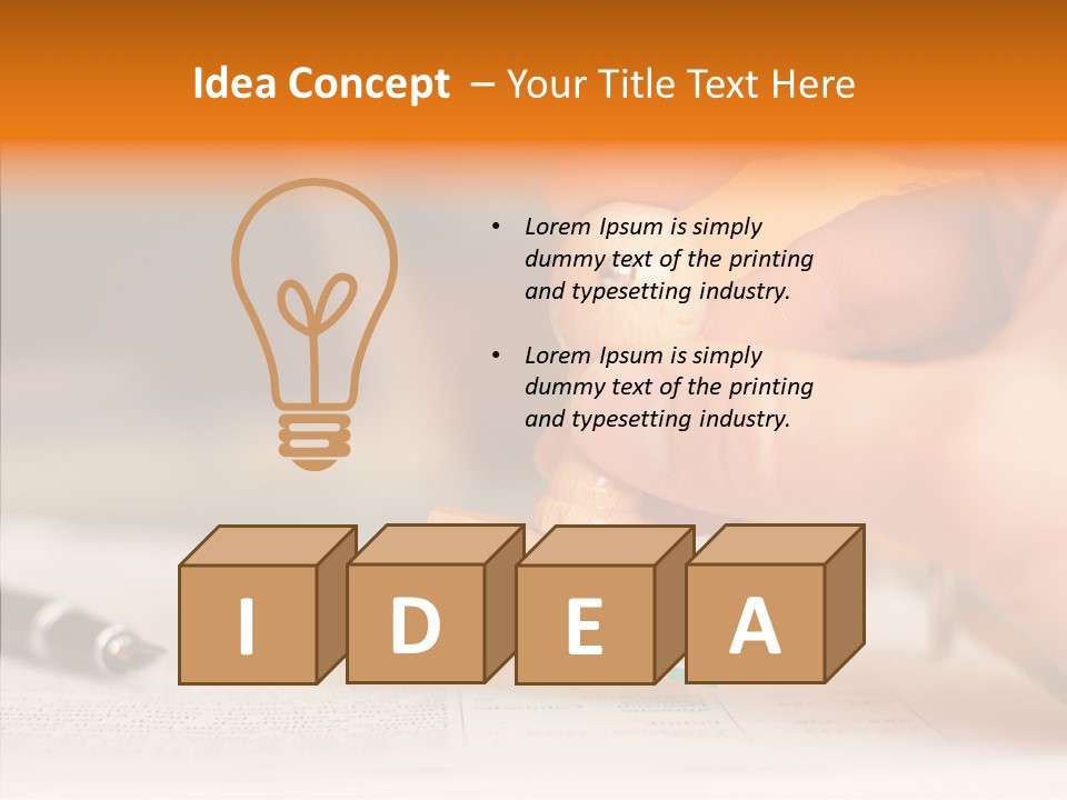 Young Caregiver Human PowerPoint Template