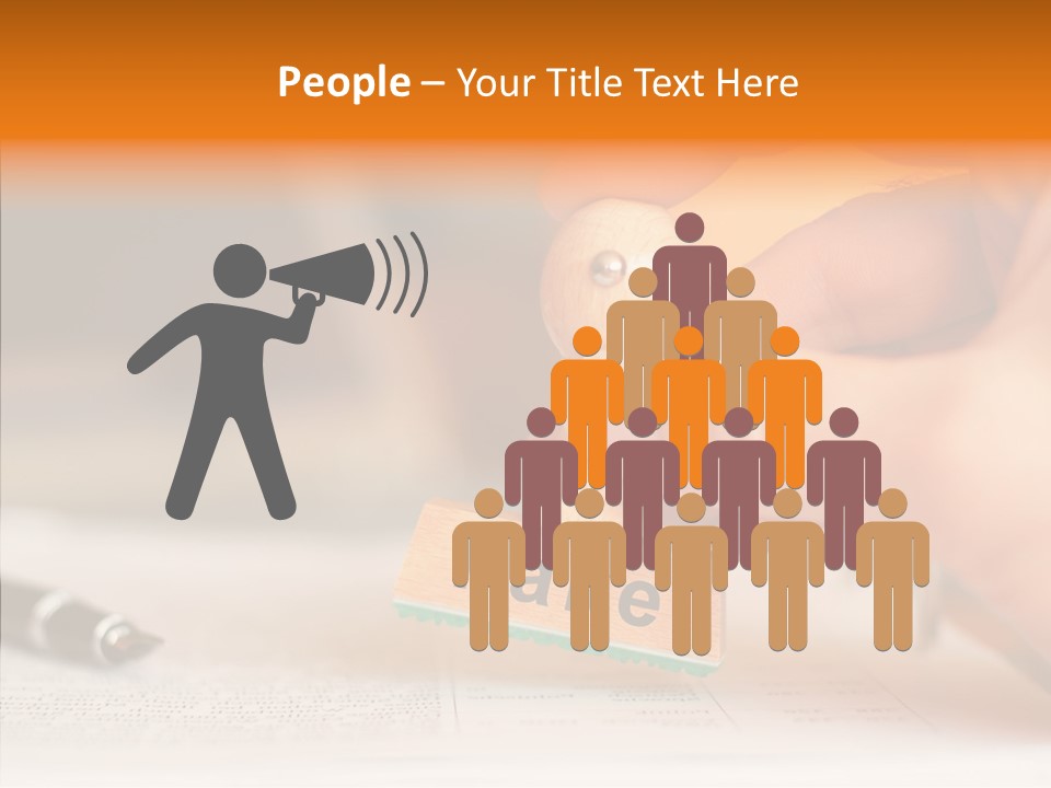 Young Caregiver Human PowerPoint Template