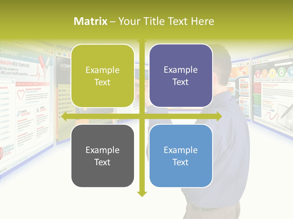 Care Young Aging PowerPoint Template