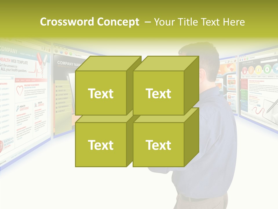 Care Young Aging PowerPoint Template