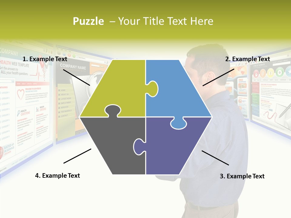 Care Young Aging PowerPoint Template