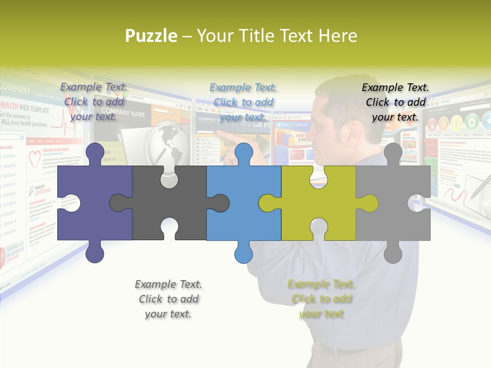 Care Young Aging PowerPoint Template