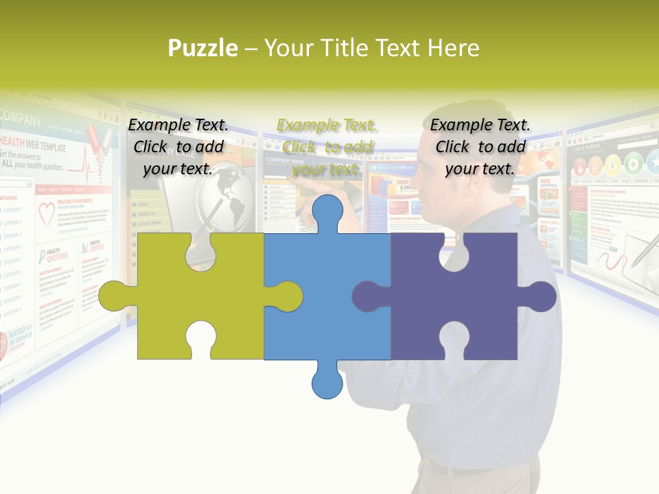 Care Young Aging PowerPoint Template