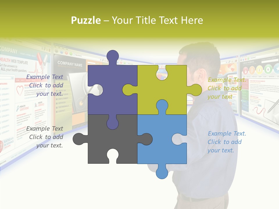 Care Young Aging PowerPoint Template